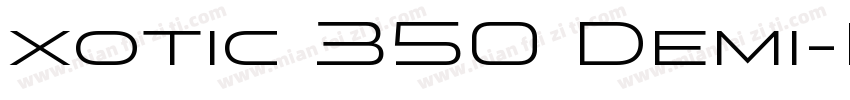 xotic 350 Demi字体转换